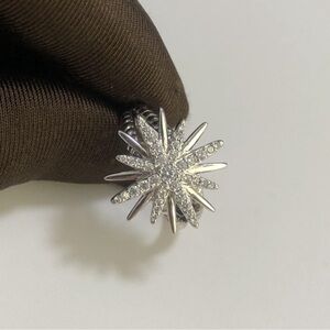 David Yurman Sterling Silver 925 Starburst Ring